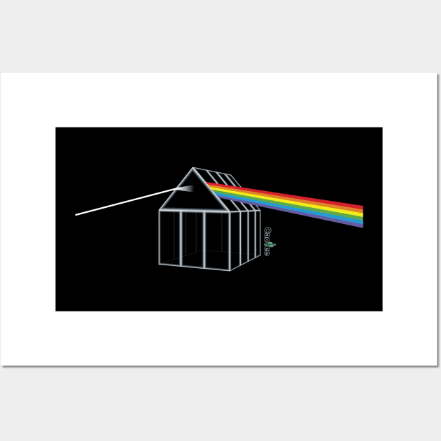 The Dark Side of the Greenhouse Wall Art by Cactee